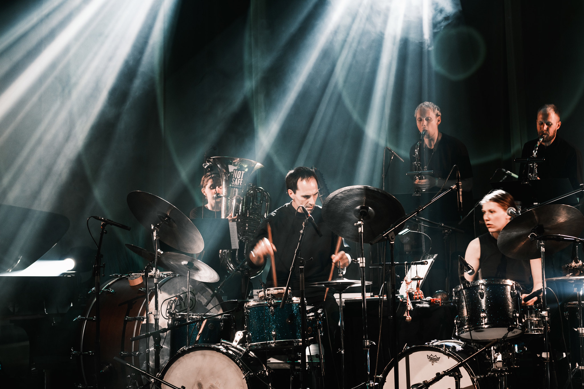 Thomas Pohlitz Strønen og band med bestillingsverket Et ørlite beat