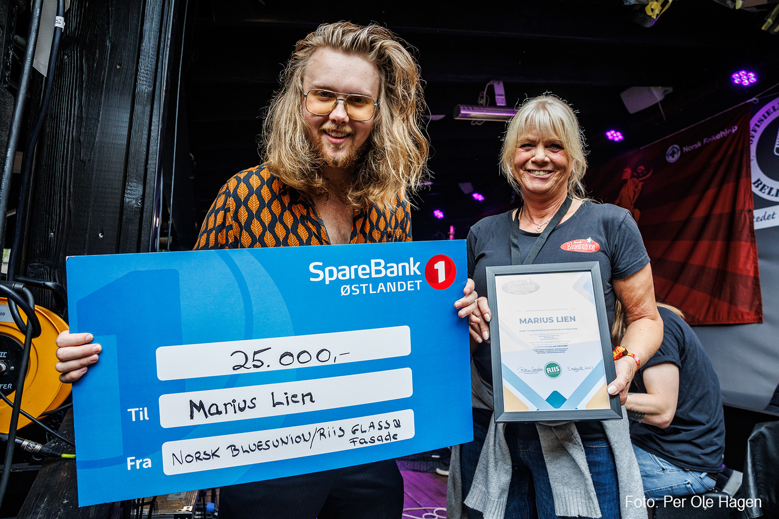 Marius Lien Bitten Svendsen Stipend Bluesunion