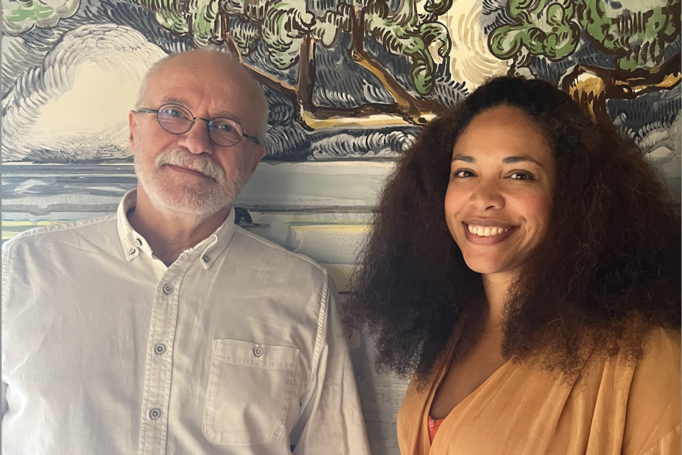 Jan Lothe Eriksen og Celina Jerman Bright Taylor i Safemuse.