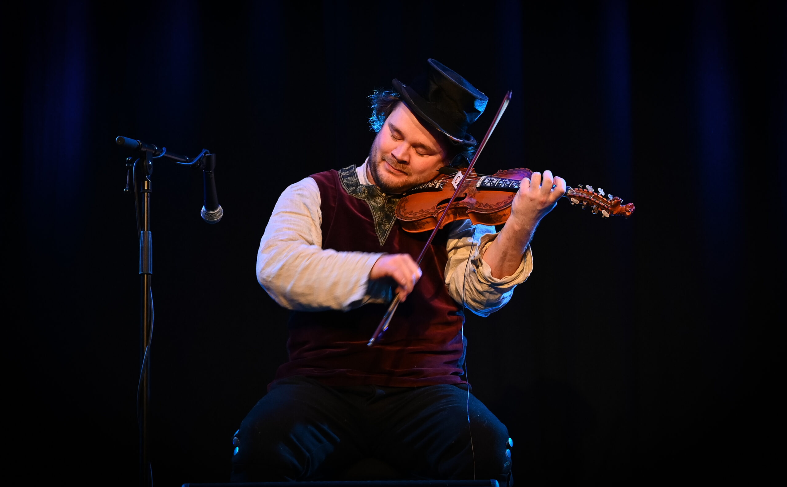 Alexander Aga Røynstrand på Showcase Scotland januar
