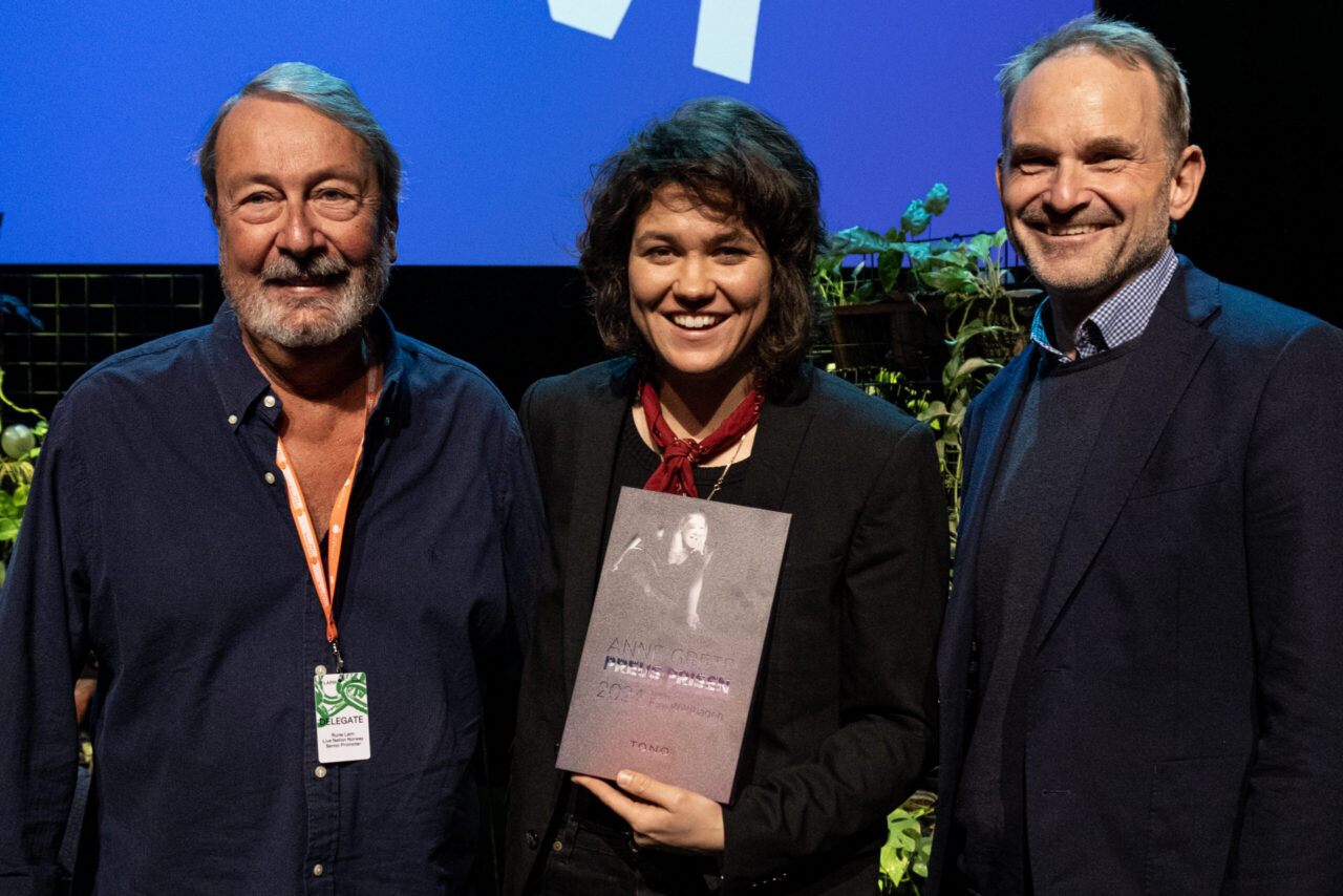 Fay Wildhagen, Rune Lem og Tono direktør Karl Vestli