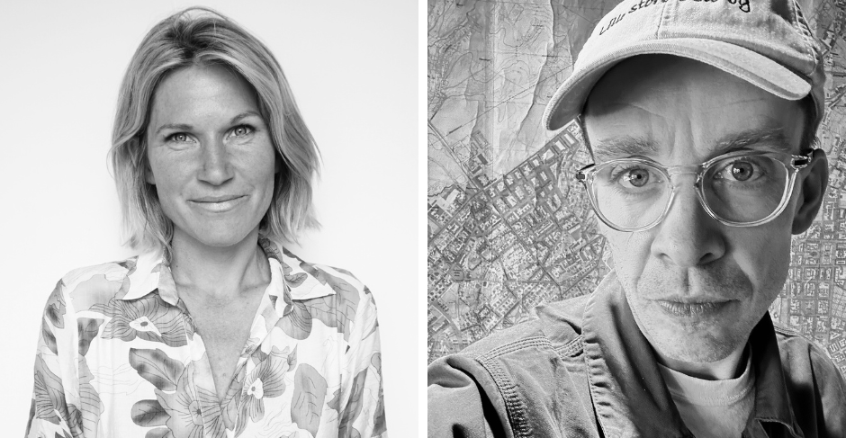 Erica Leypoldt (til venstre) er blant annet daglig leder i AEG Presents Norway AS, og Lars Tefre Baade er kreativ leder i TheOsloWay, som jobber i kulissene bak flere merkevarer, festivaler og artister. Foto: Privat