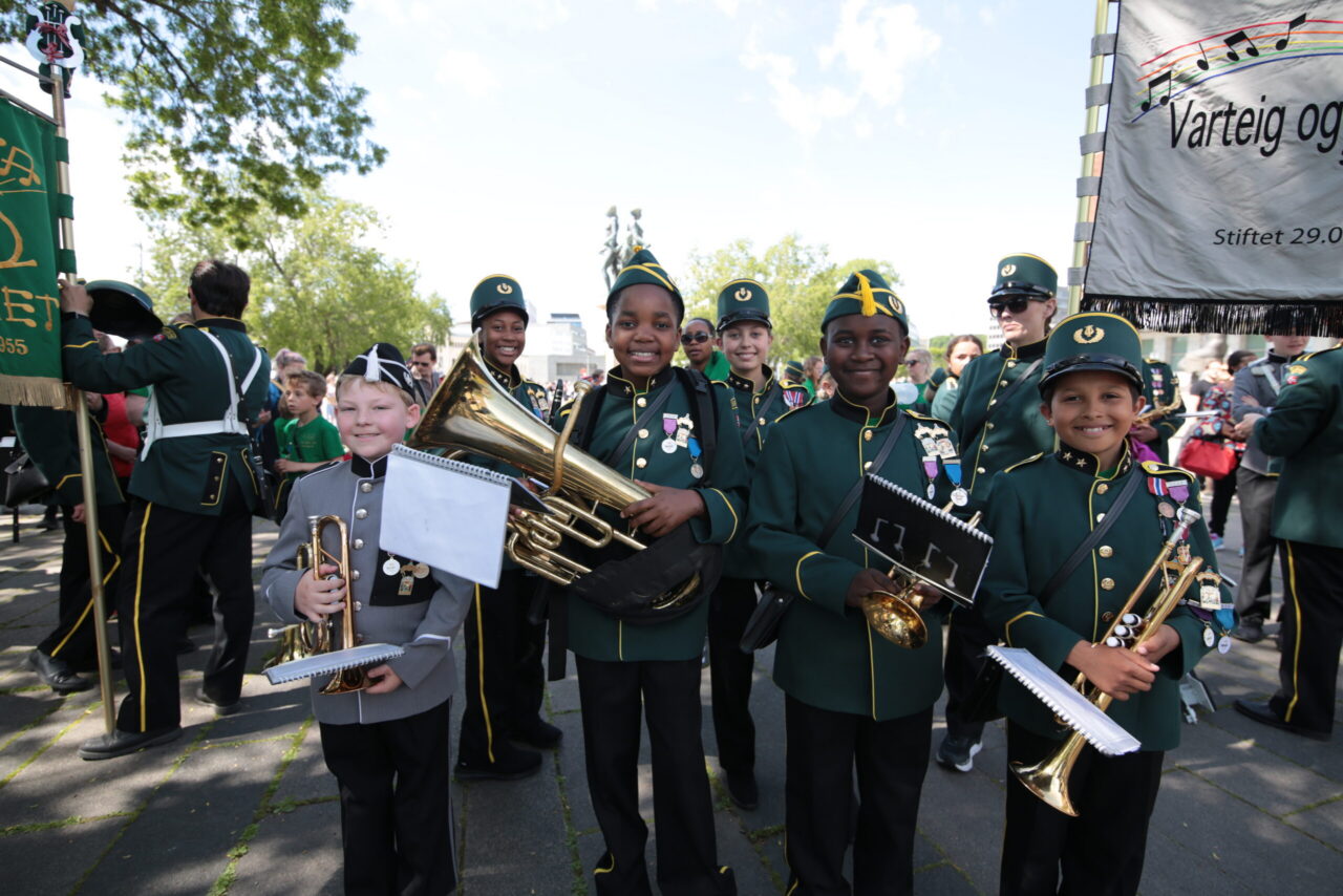 Ha Bo Na korpset på Korpsfest juni