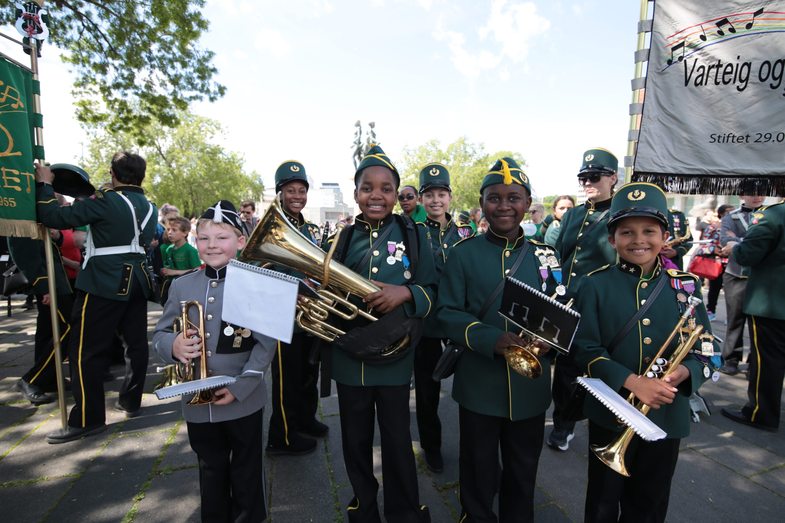 Ha Bo Na korpset på Korpsfest juni