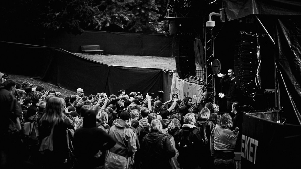 Musikk har historisk vært et mektig våpen mot undertrykkelse og urett. Denne sommerens diskusjoner beviser langt på vei at protesten har fått fornyet kraft. Her er Shiner under Øyafestivalen i 2024.