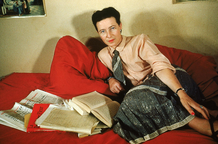 Simone de Beauvoir i Paris,1962