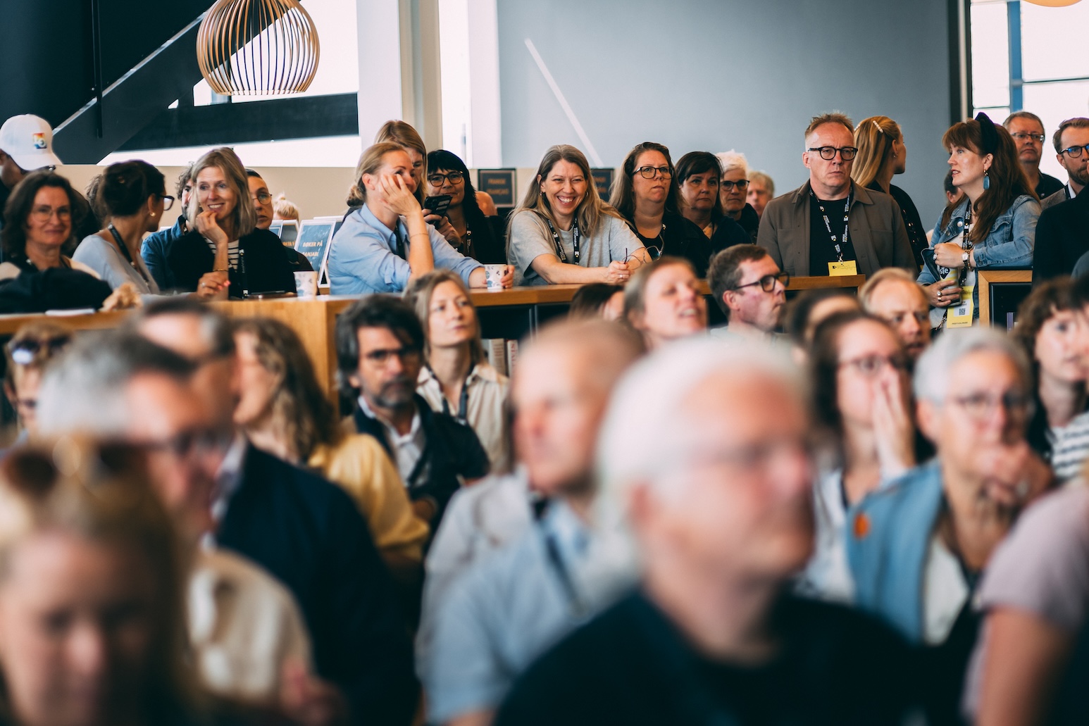 Full sal på Drammensbiblioteket da Regjeringas musikkutvalg presenterte sin oversikt over musikk Norge. Og tilhørende utfordringer.