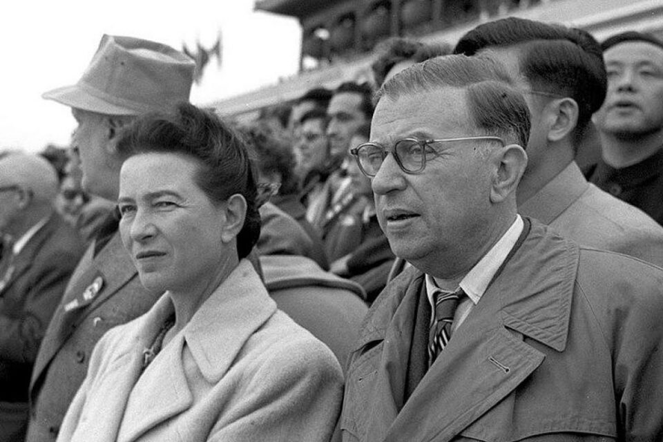 Simone de Beauvoir og Jean Paul Sartre i Beijing