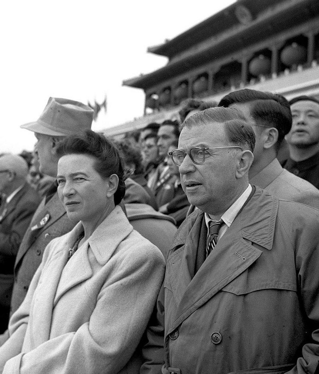 Simone de Beauvoir og Jean Paul Sartre i Beijing