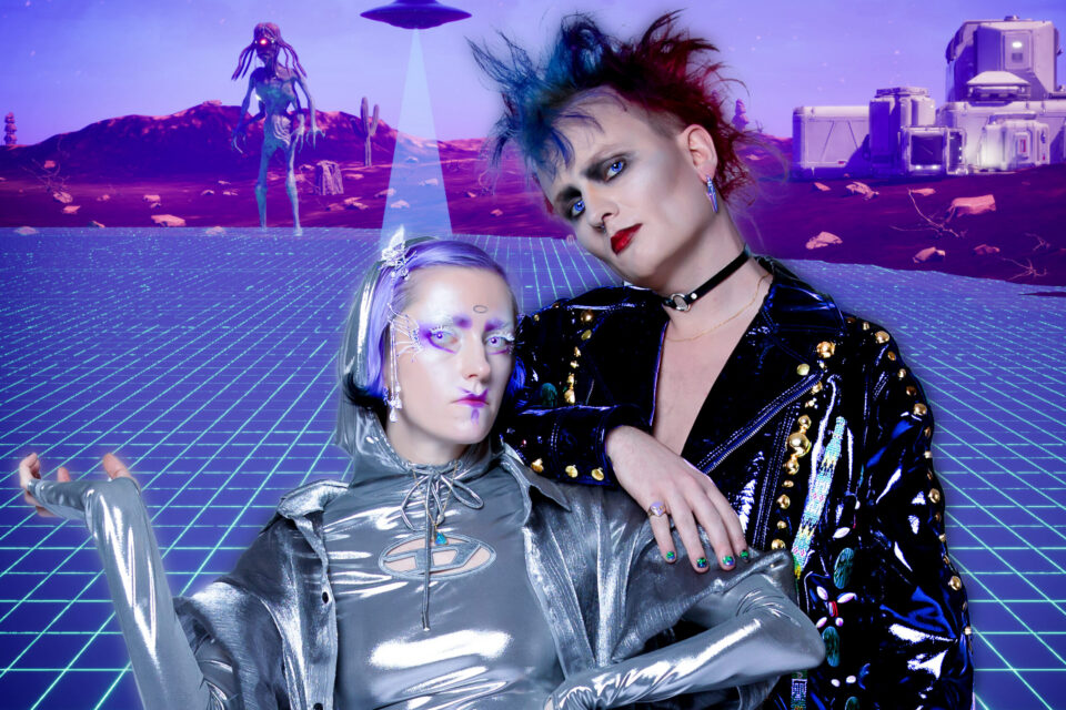 Bilde fra visuelt produksjonsmateriale til Only Slimes produksjon på Det Norske Teatrets Scene