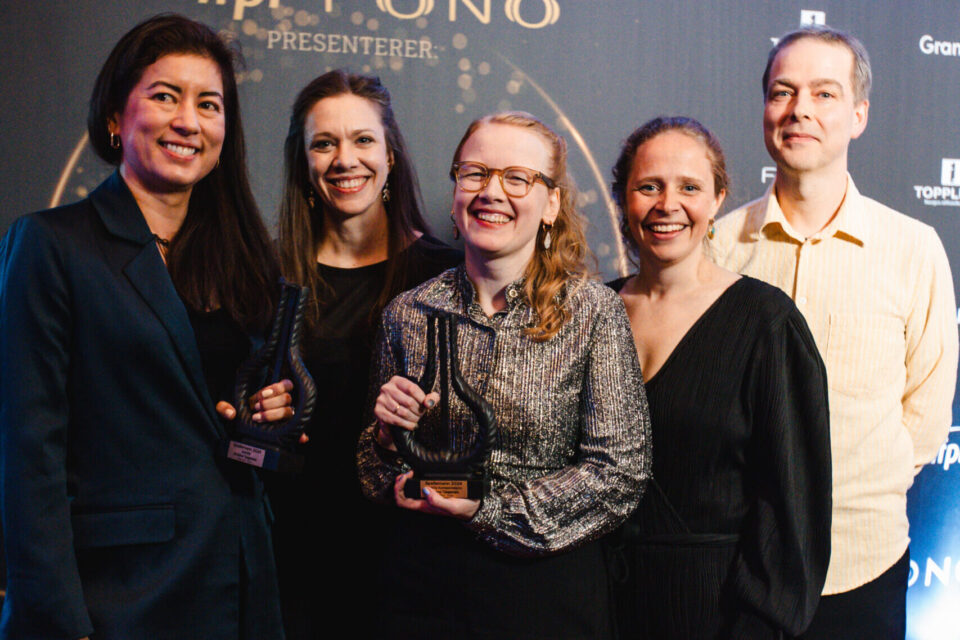 Tjøgersen med team SPELLEMANN RØDLØPER