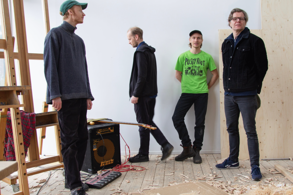 Brørne Kjorstad (Hans, Rasmus), Hans Hulbækmo og Anders Røine.