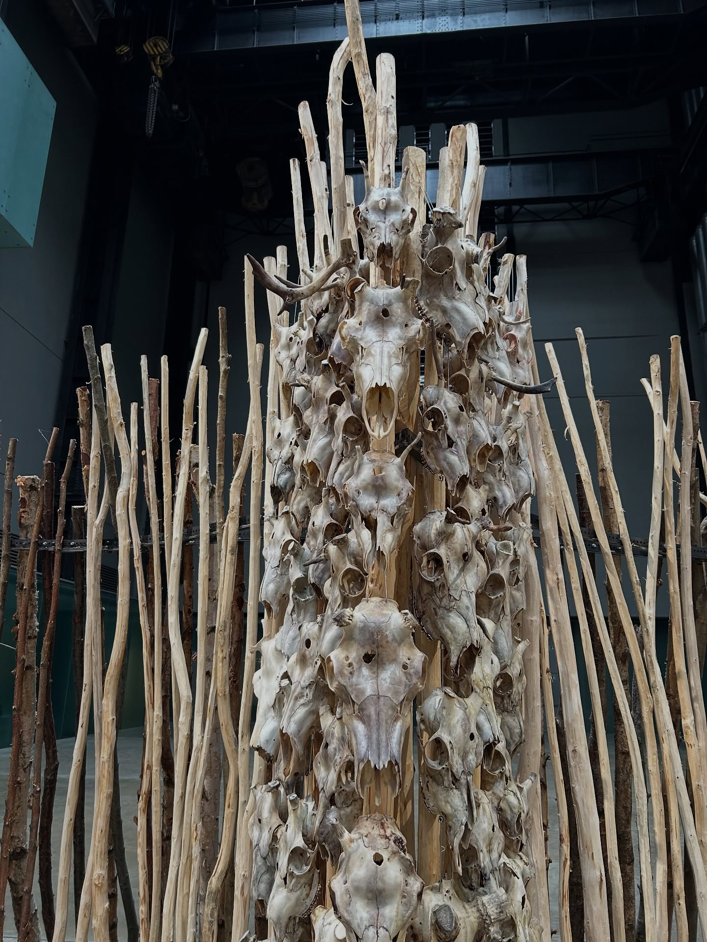 Goavve Geabbil i Tate Modern i London foto Norges amb i London