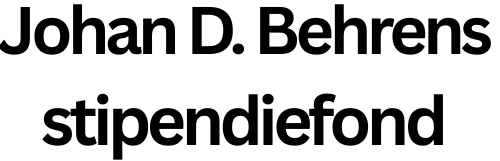 Johan D Behrens stipendiefond