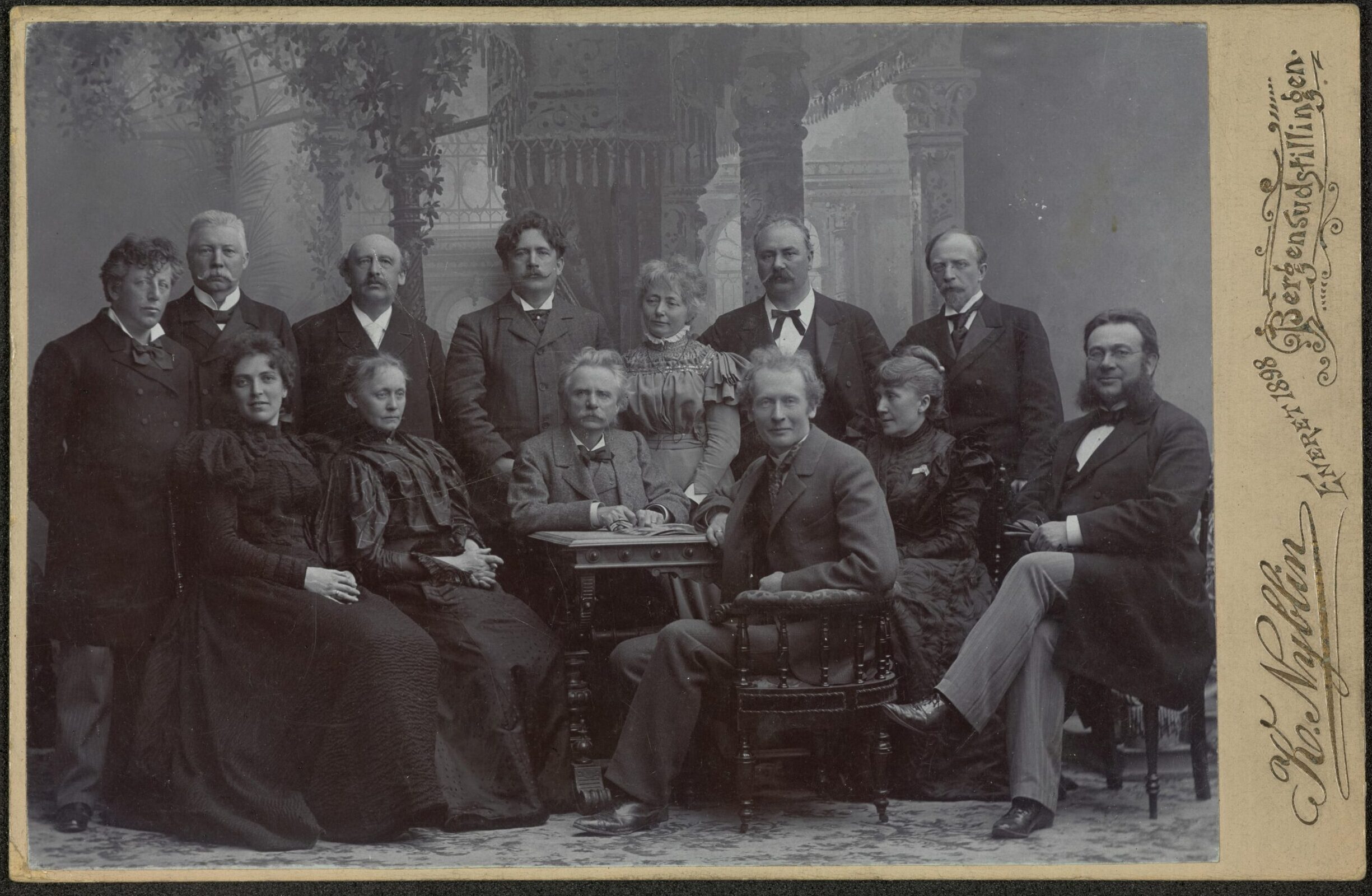 Ole Olsen med Edvard Grieg og flere