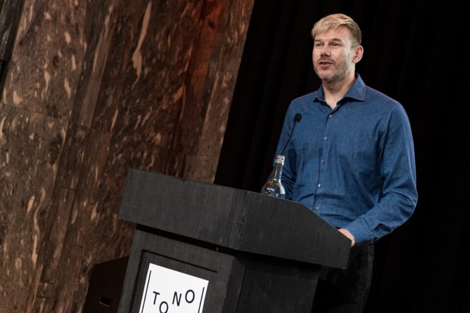 Tom Hugo Hermansen på Tonos årsmøte