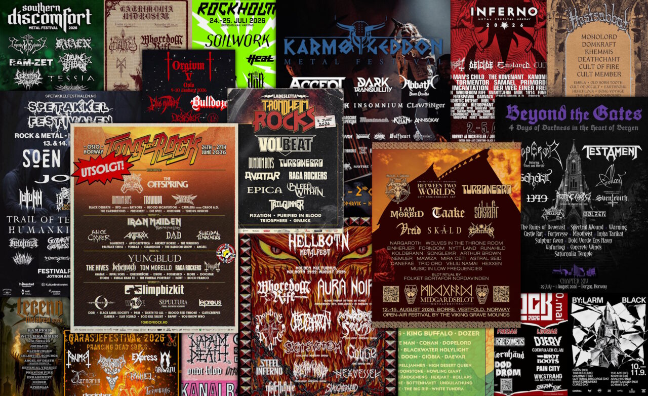 Kollasj festivalplakater