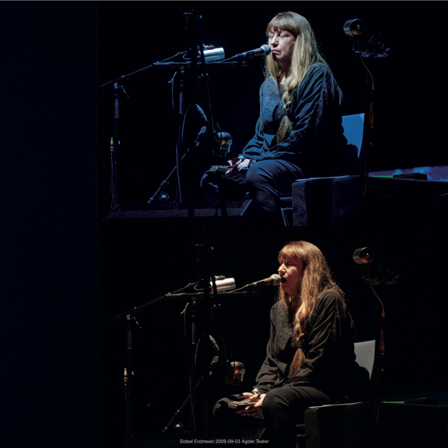 Sidsel Endresen er en av de mest særegne utøverne i Punkt-universet. Grunnleggerne trekker henne frem som nærmest «gudbenådet» i Live Remix-formatet, nettopp fordi hun kan lytte på detaljnivå og svare musikalsk uten å være avhengig av elektronikk.