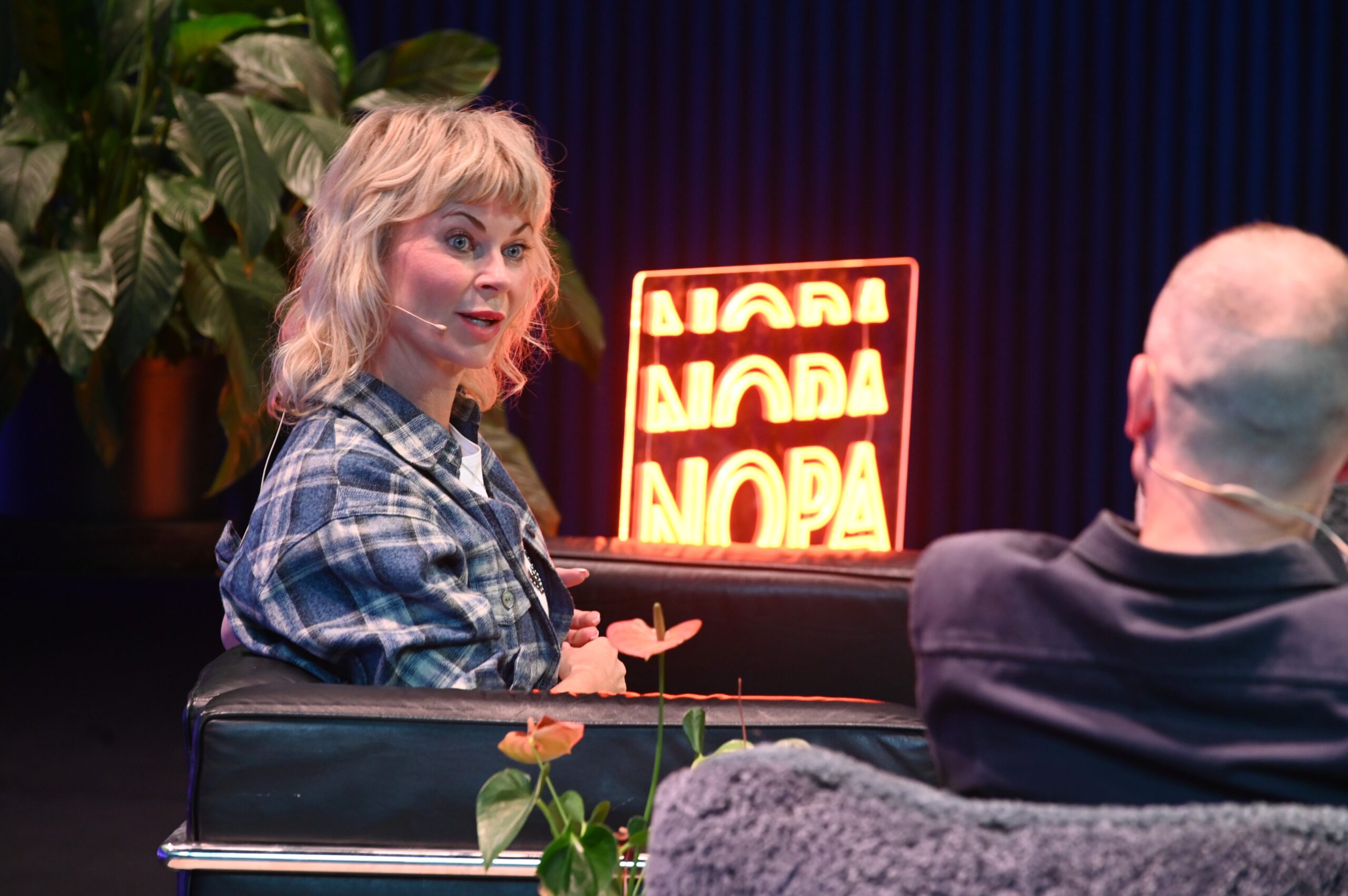 Bertine Zetlitz i Låtskriverprat med Torgny Amdam, i regi av Nopa